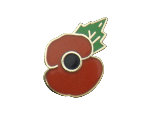 Poppy Lapel Pin Badges