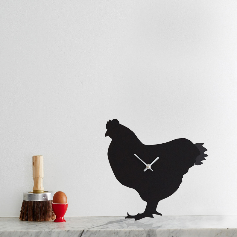 Chicken Battery Operated Wall Clock