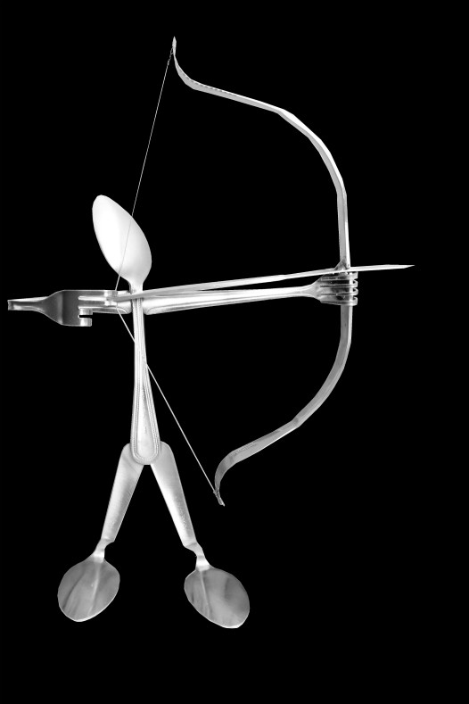 Archer Spoon Display Figurine