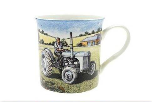 Boxed Large 18 oz Fine Bone China Mug Vintage Tractor Gift Nuffield 4/65 Mug 