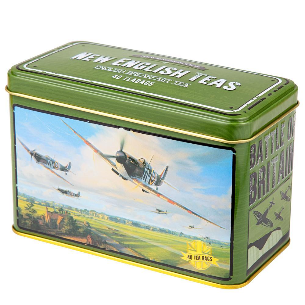 Spitfire English Breakfast Tea Tin 40 Teabags - Click Image to Close