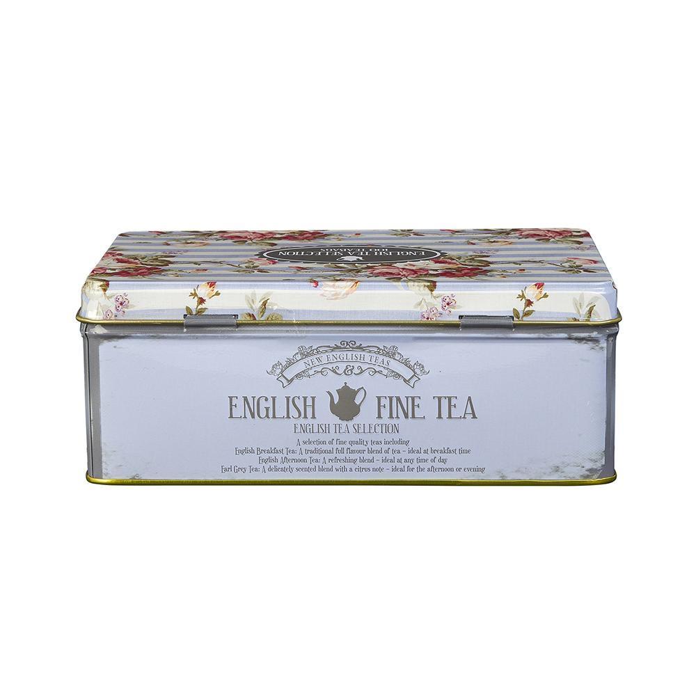 Vintage Floral Fine English Tea Selection 100 Teabags - Click Image to Close